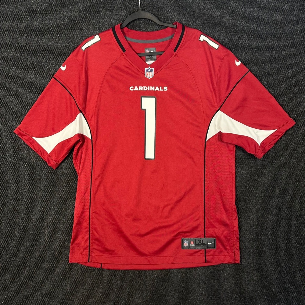 Nike Arizona Cardinals Kyler Murray Jersey Mens XL Red On Field #1 NFL Football
